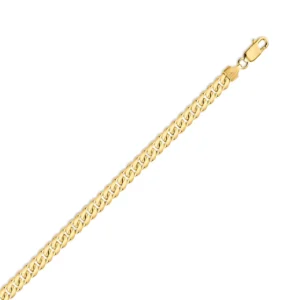 6.3mm 925 Sterling Silver Miami Cuban Curb Chain Bracelet