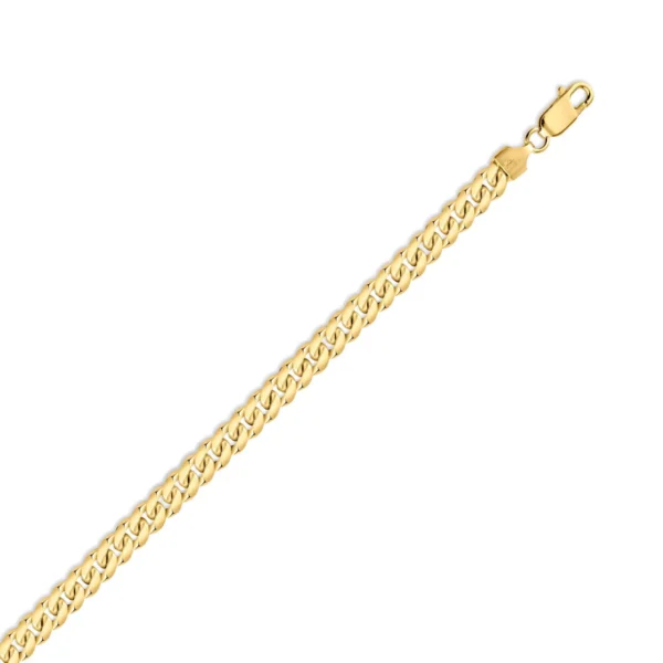 6.3mm 925 Sterling Silver Miami Cuban Curb Chain Bracelet - Image 2