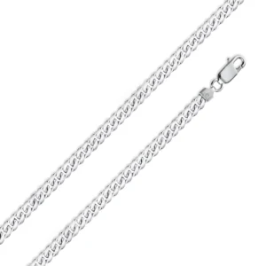 5.5mm 925 Sterling Silver Cuban Link Chain Necklace or Bracelet