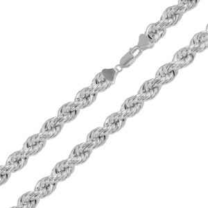 8mm Rope Chain Necklace