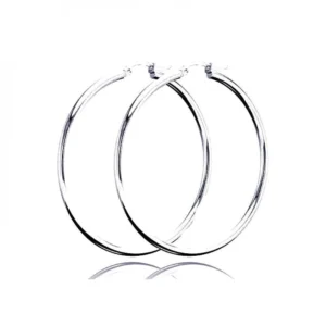 2mm 925 Sterling Silver Hoop Earrings