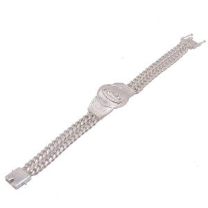 Two Strand Our Lady of Guadalupe Curb Link ID Bracelet