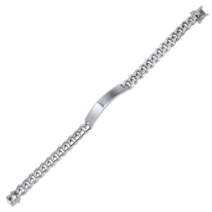 Engravable Cuban Link ID Bracelet