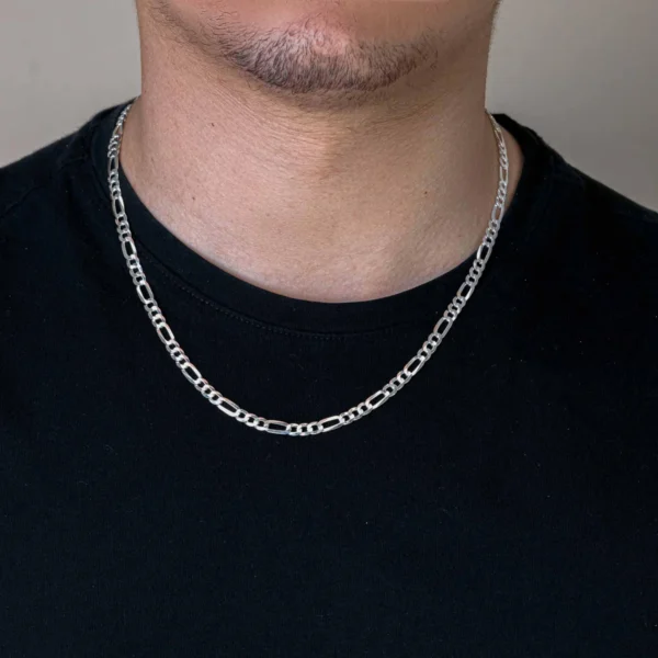 5.6mm Figaro Chain Necklace or Bracelet - Image 2