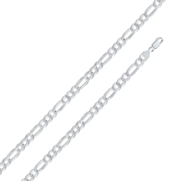 5.6mm Figaro Chain Necklace or Bracelet