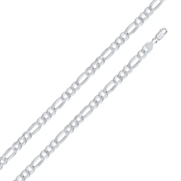 7.8mm Figaro Chain Necklace or Bracelet