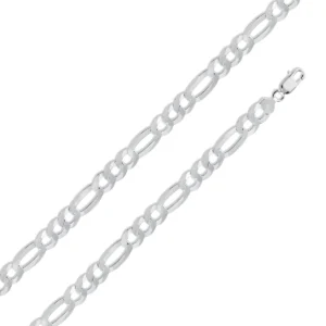 10mm Figaro Chain Necklace or Bracelet
