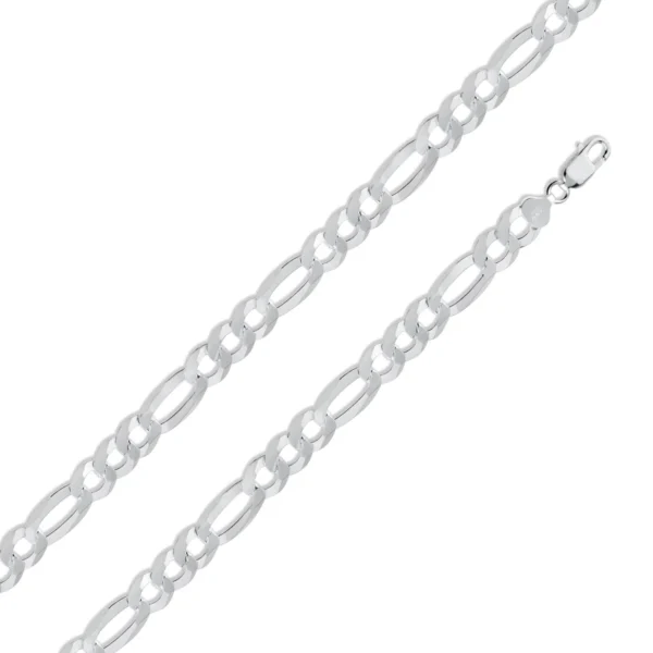10mm Figaro Chain Necklace or Bracelet