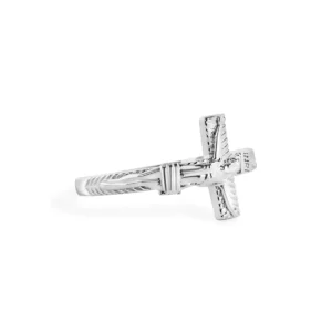 2.6mm Jesus Christ Cross Ring
