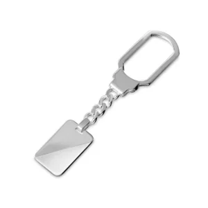 Engravable Rectangle Keychain