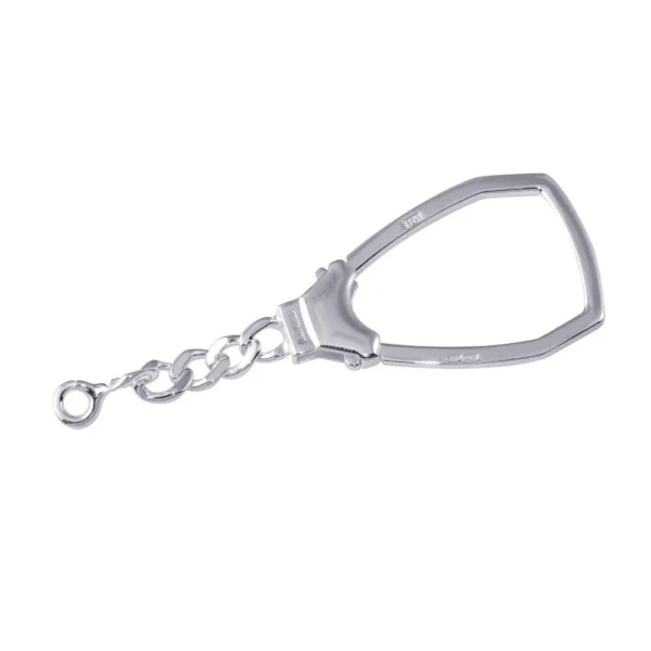 High Polish 925 Sterling Silver Keychain