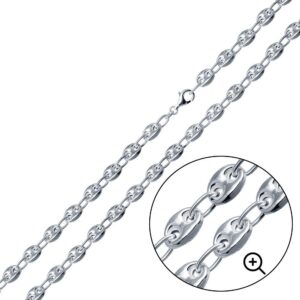 6mm Puffed Marina Chain Necklace or Bracelet